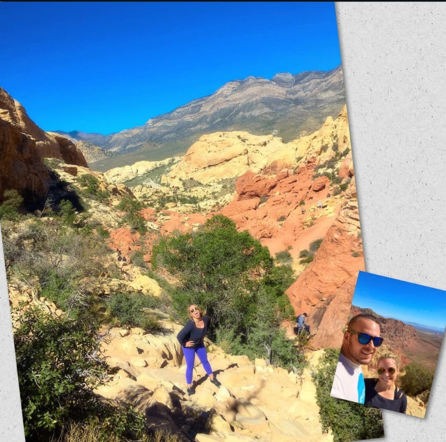 Outdoor training session at Red Rock Canyon near Las Vegas
