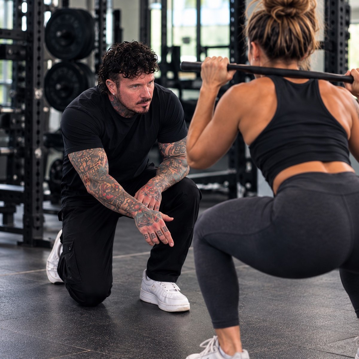 Dave coaching squat form